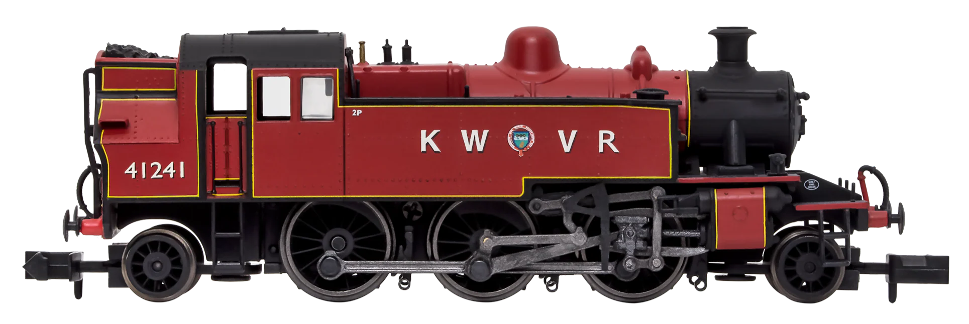 2S-015-011 Ivatt 2-6-2T 41241 KWVR Lined Maroon - Image 2