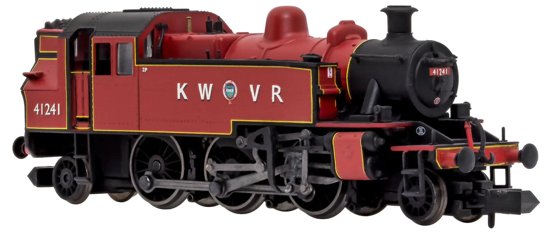 2S-015-011D Ivatt 2-6-2T 41241 KWVR Lined Maroon - DCC Fitted