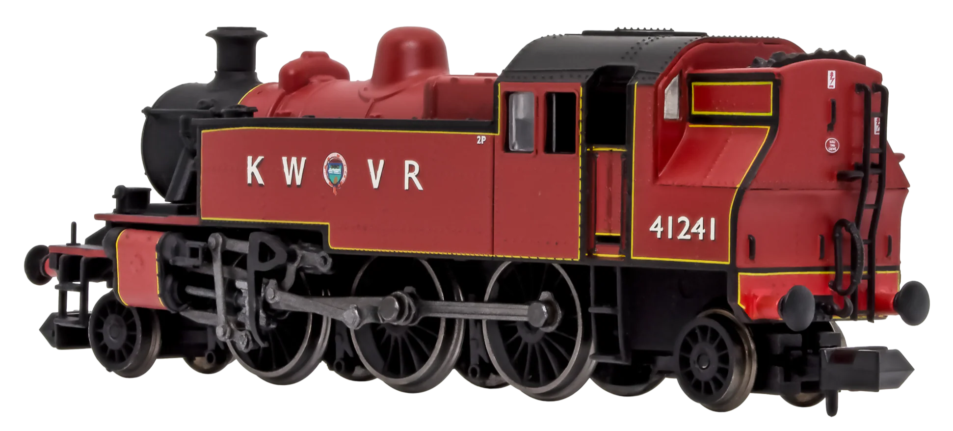 2S-015-011D Ivatt 2-6-2T 41241 KWVR Lined Maroon - DCC Fitted - Image 3