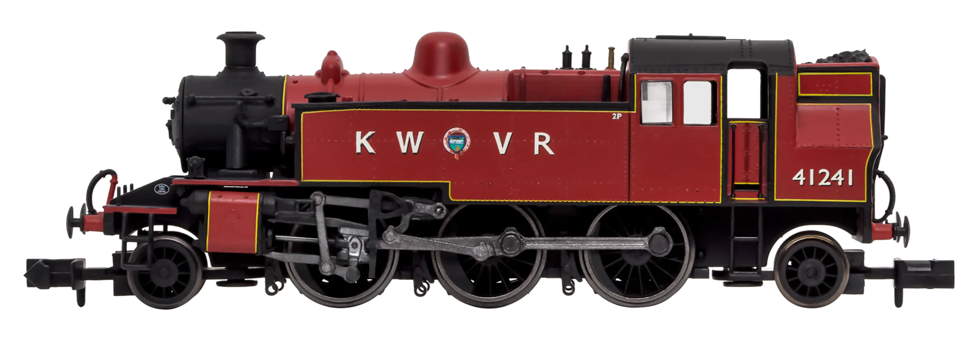 2S-015-011D Ivatt 2-6-2T 41241 KWVR Lined Maroon - DCC Fitted - Image 4