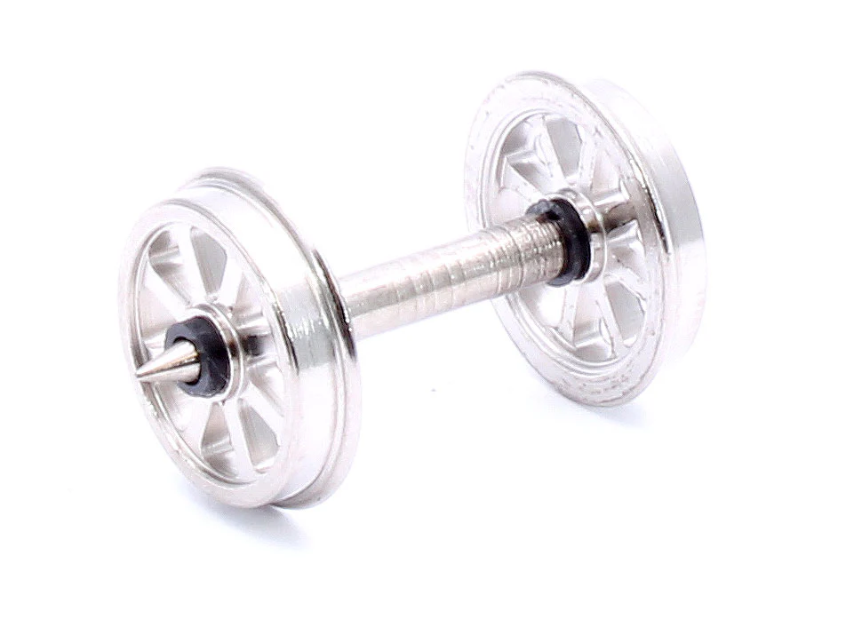 4A-003-001 Wagon 8 Spoke (12.5mm) Wheels Pack 20 wheels on 10 axles - Image 3