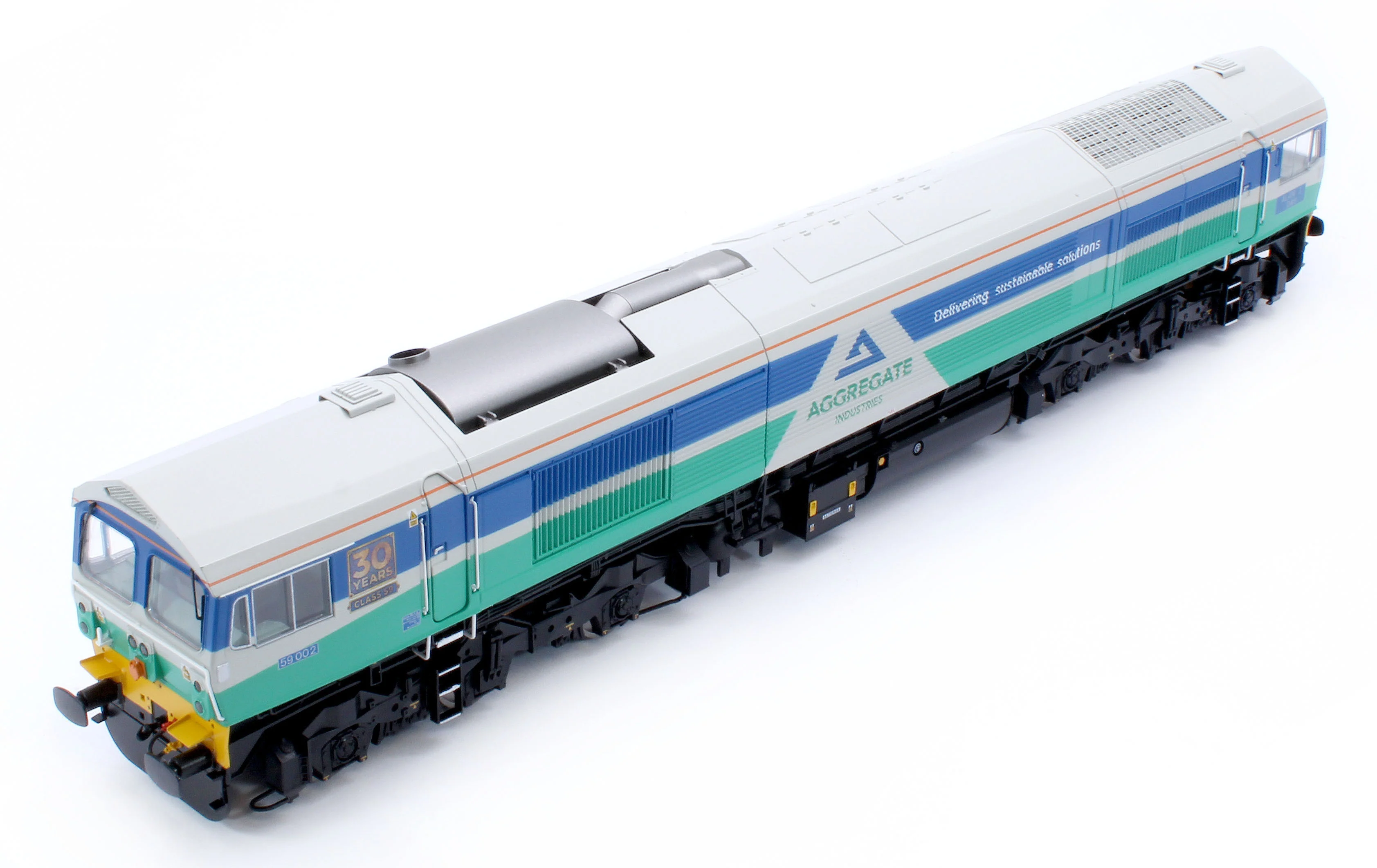 4D-005-010S Class 59 Aggregate Industries 59002 Alan J Day Diesel Locomotive - DCC Sound - Image 11