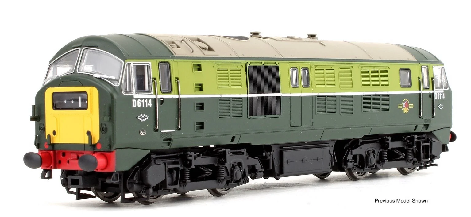 4D-014-006 Class 29 D6132 BR Two Tone Green (Small Yellow Panel) Diesel Locomotive