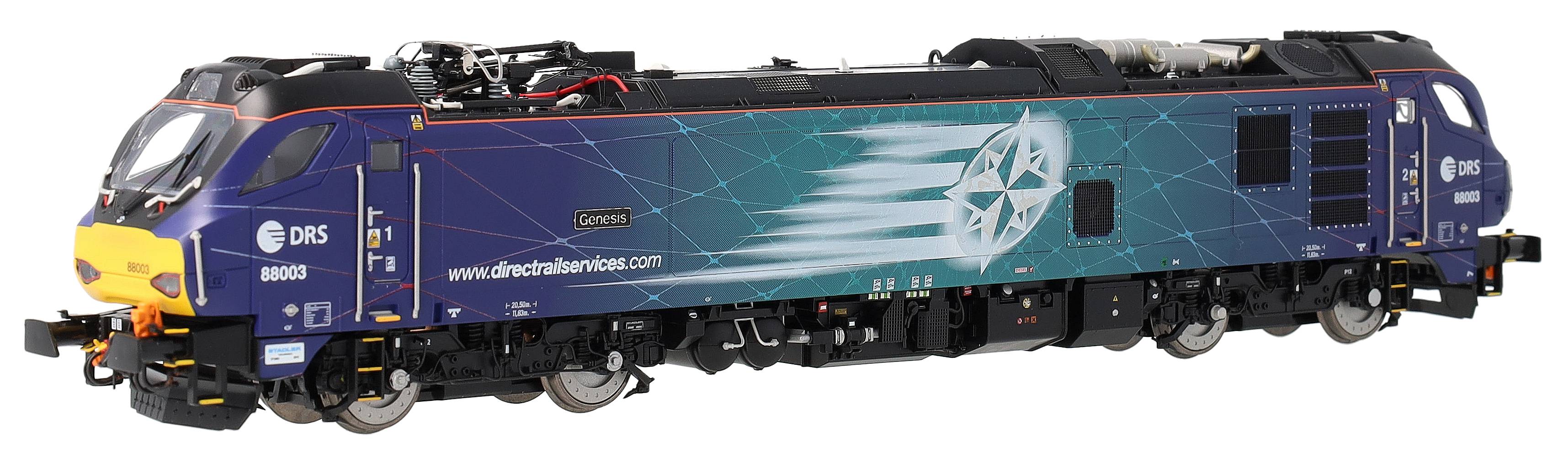 4D-088-002 Class 88 'Genesis' 88003 DRS Electro-Diesel Locomotive