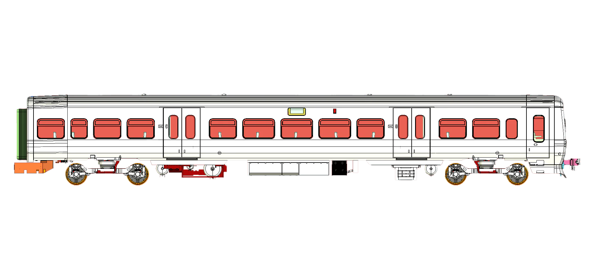 4D-323-002S Class 323 323227 Regional Railways Greater Manchester PTE 3 Car EMU Set - DCC Sound Fitted - Image 14