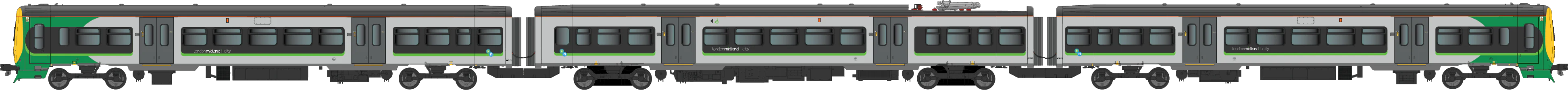 4D-323-003D Class 323 323213 London Midland 3 Car EMU Set - DCC Fitted - Image 3