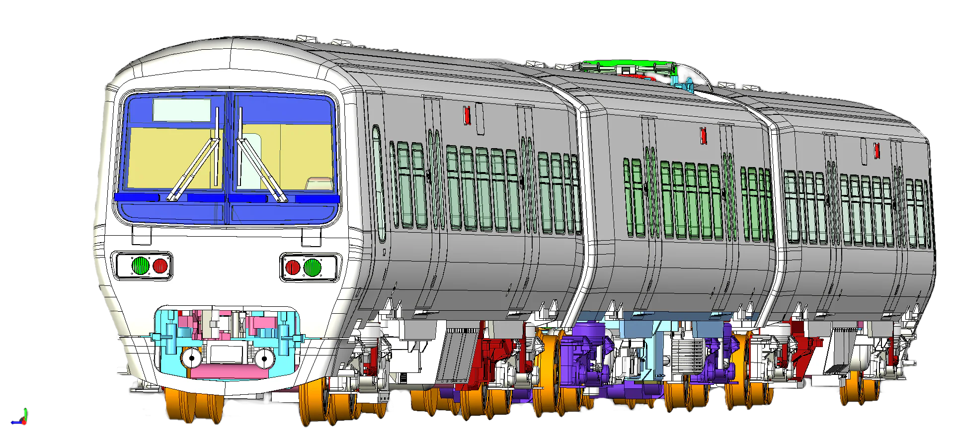 4D-323-005 Class 323 323241 West Midlands Trains 3 Car EMU Set - Image 12