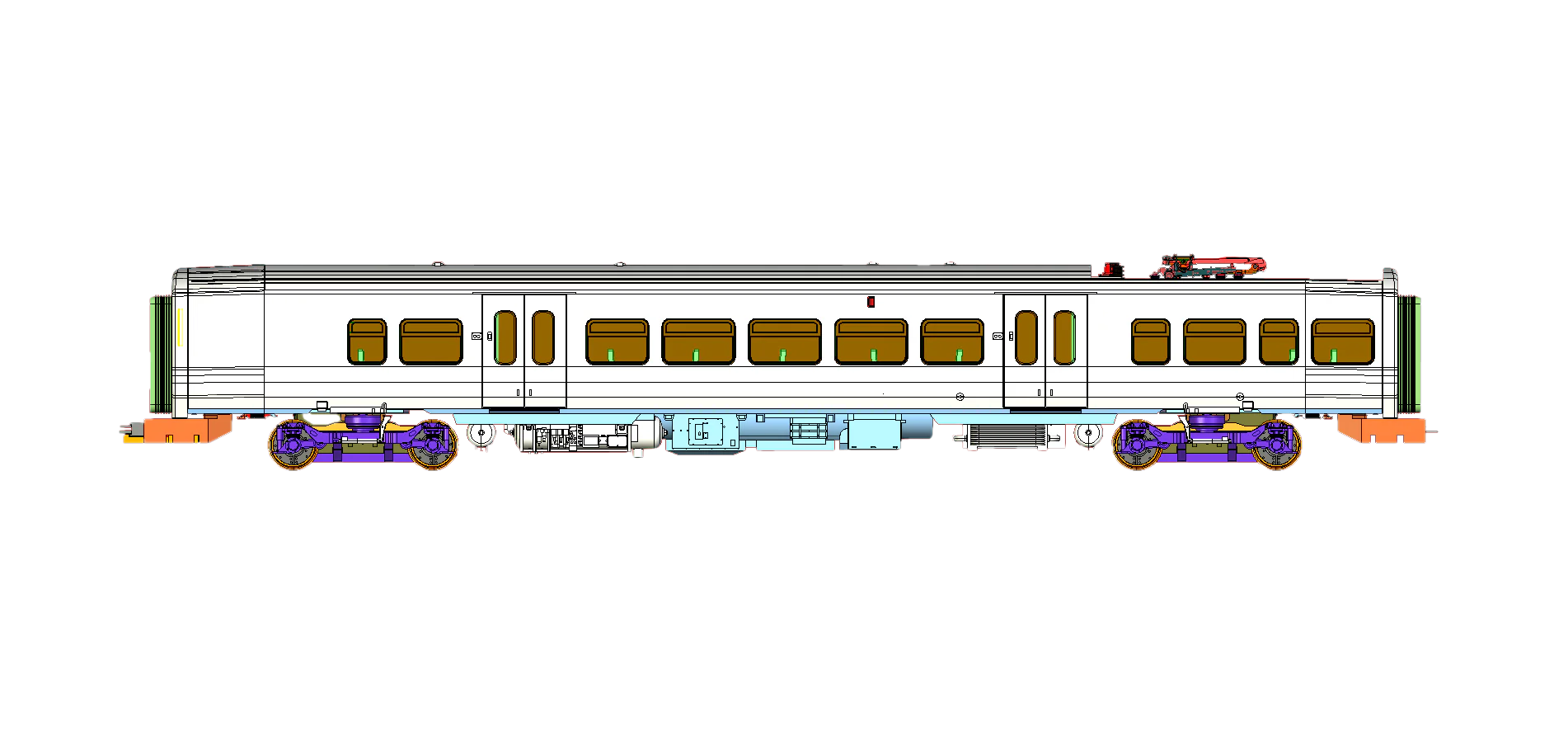 4D-323-005 Class 323 323241 West Midlands Trains 3 Car EMU Set - Image 13
