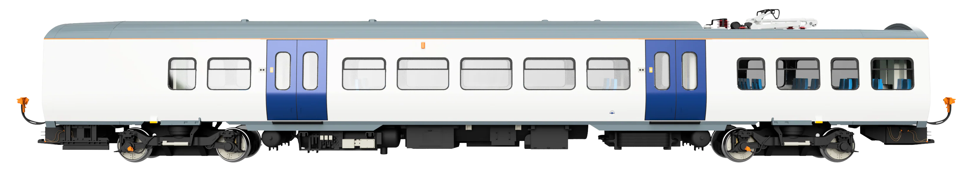 4D-323-006D Class 323 323225 Northern New – White / Blue 3 Car EMU Set - DCC Fitted - Image 3