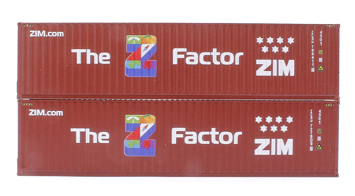 4F-028-152 40 Ft High Cube Container ZIM 769411-4/727809-8 Twin pack - Image 2