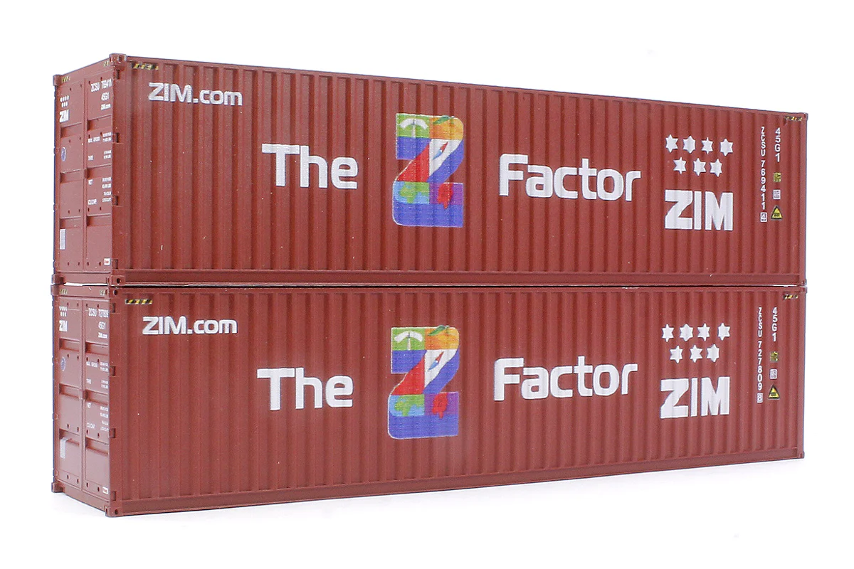 4F-028-152 40 Ft High Cube Container ZIM 769411-4/727809-8 Twin pack - Image 3