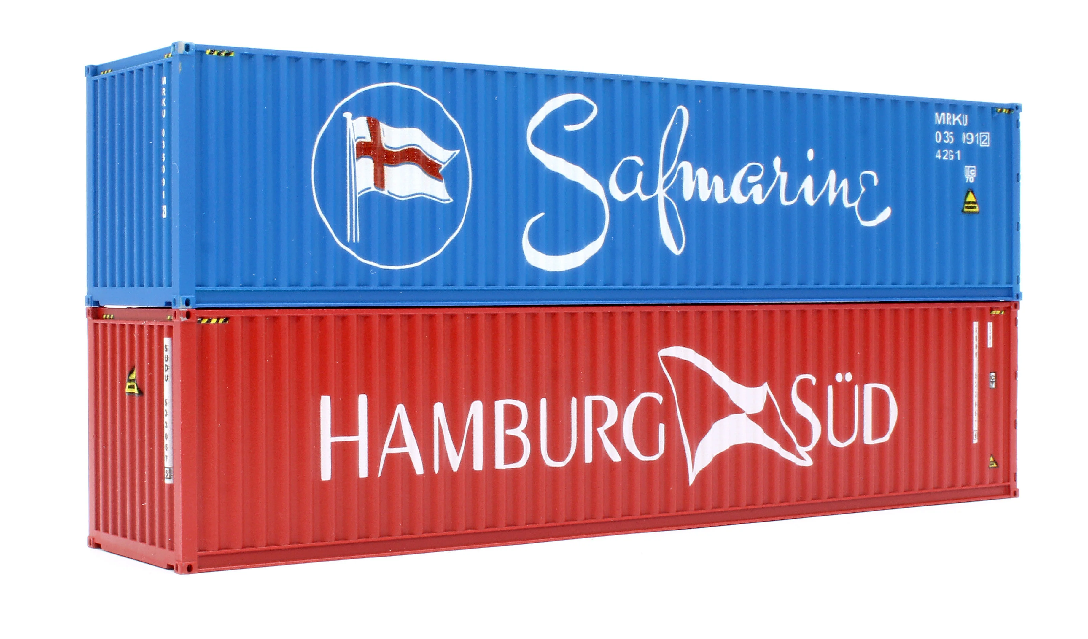 4F-028-174 40Ft' Container Hamburg 533057 6/ Safmarine 035091 Twin Pack