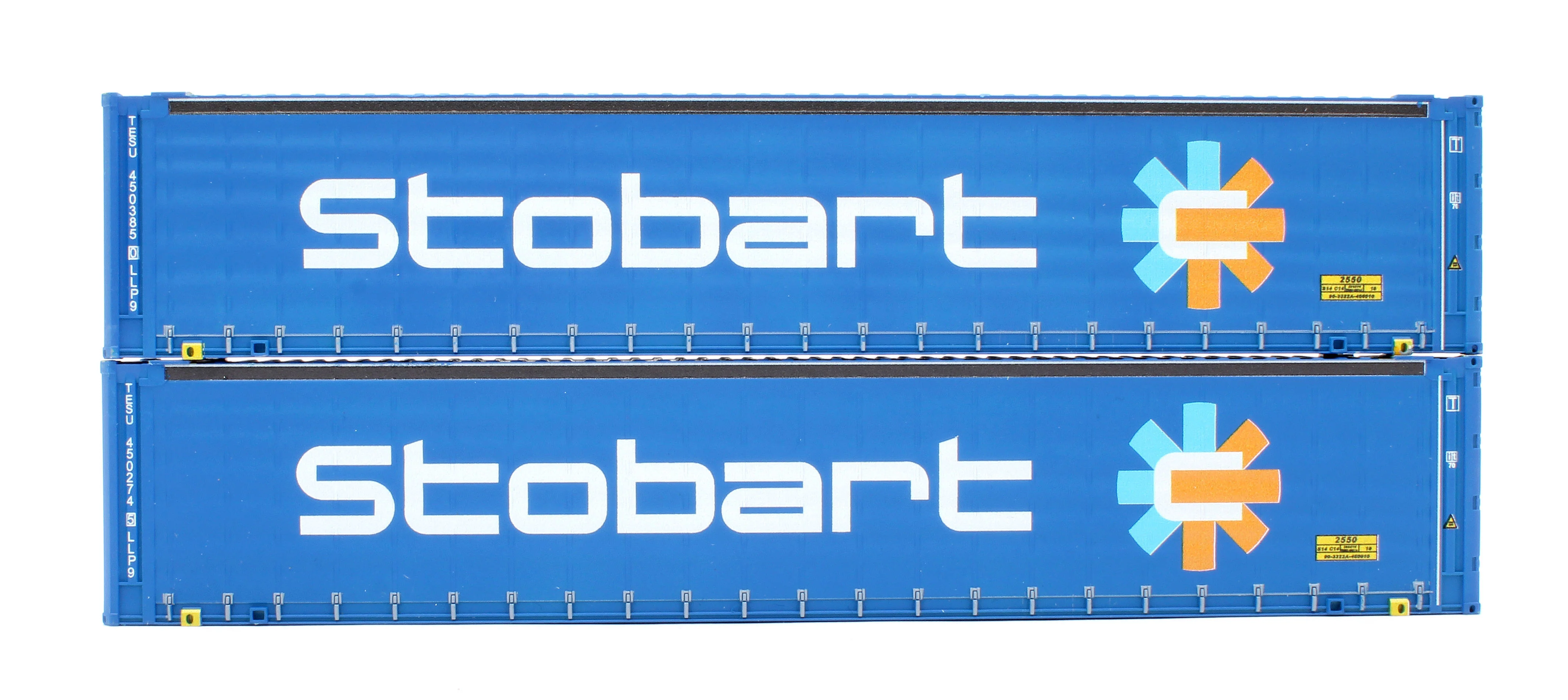 4F-028-217 45 FT Curtain Side Container Stobart Twin Pack - Image 2