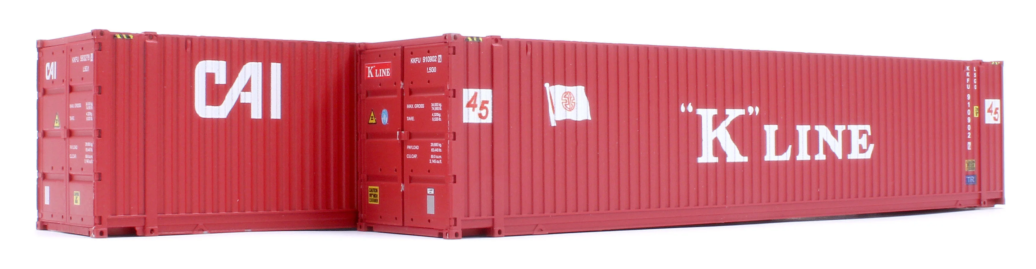 4F-028-219 45ft High Cube Container K Line & Cai Twin Pack - Image 6