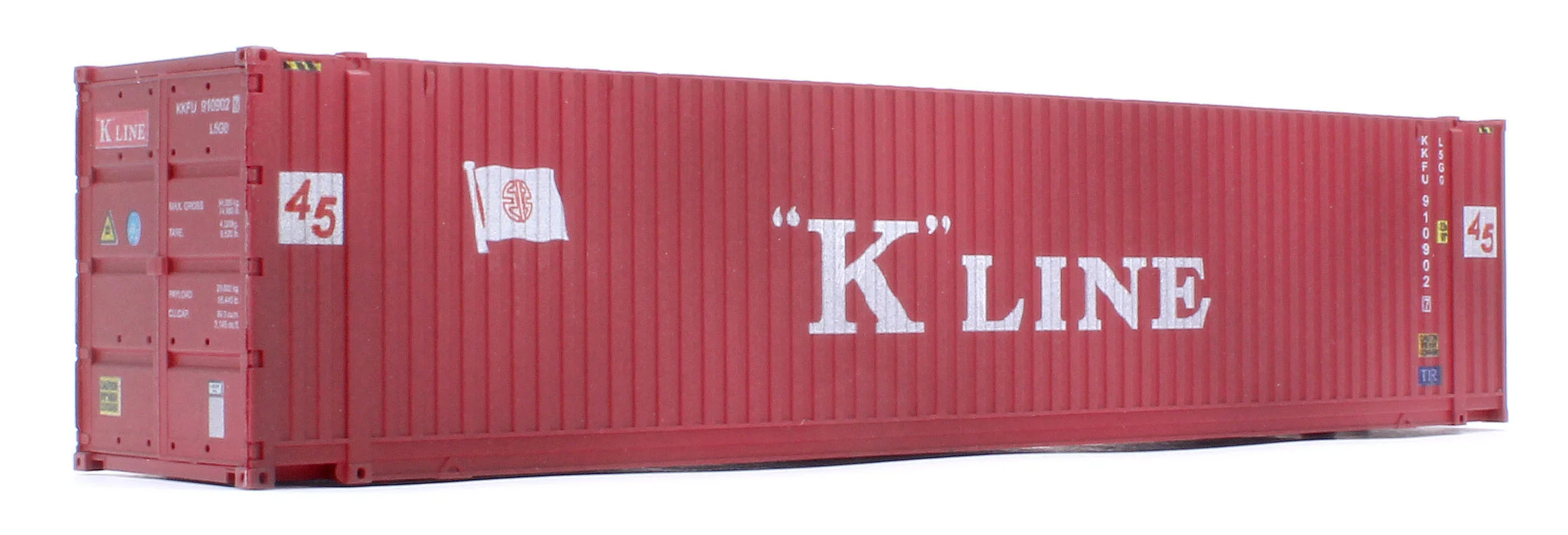 4F-028-220 45ft High Cube Container K Line & Cai Twin Pack - Weathered - Image 2