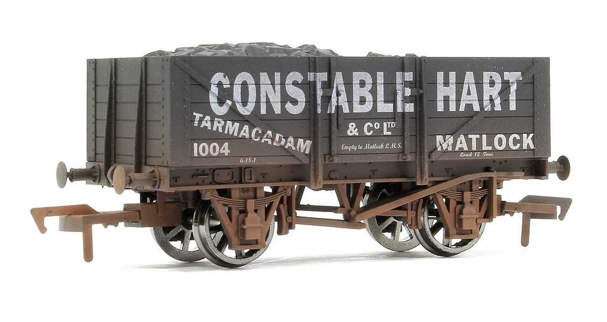 4F-051-022 5 Plank Wagon Constable Hart No.1004 - Weathered - Image 3