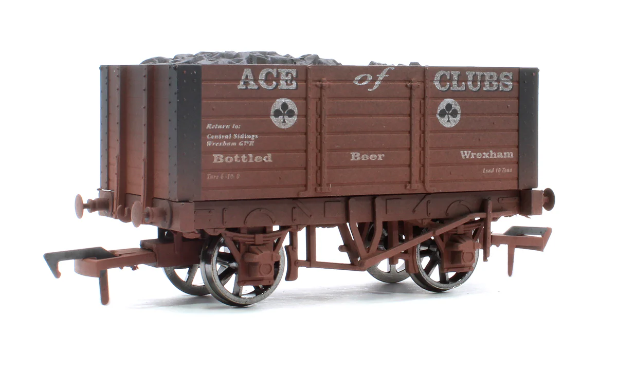 7 Plank Wagon 9ft Wheelbase Ace Of Clubs - Weathered
