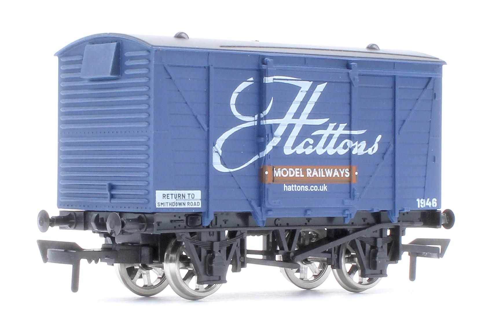 4F-HATTONS-26 Hattons Model Railways Blue Vent Van - Image 2