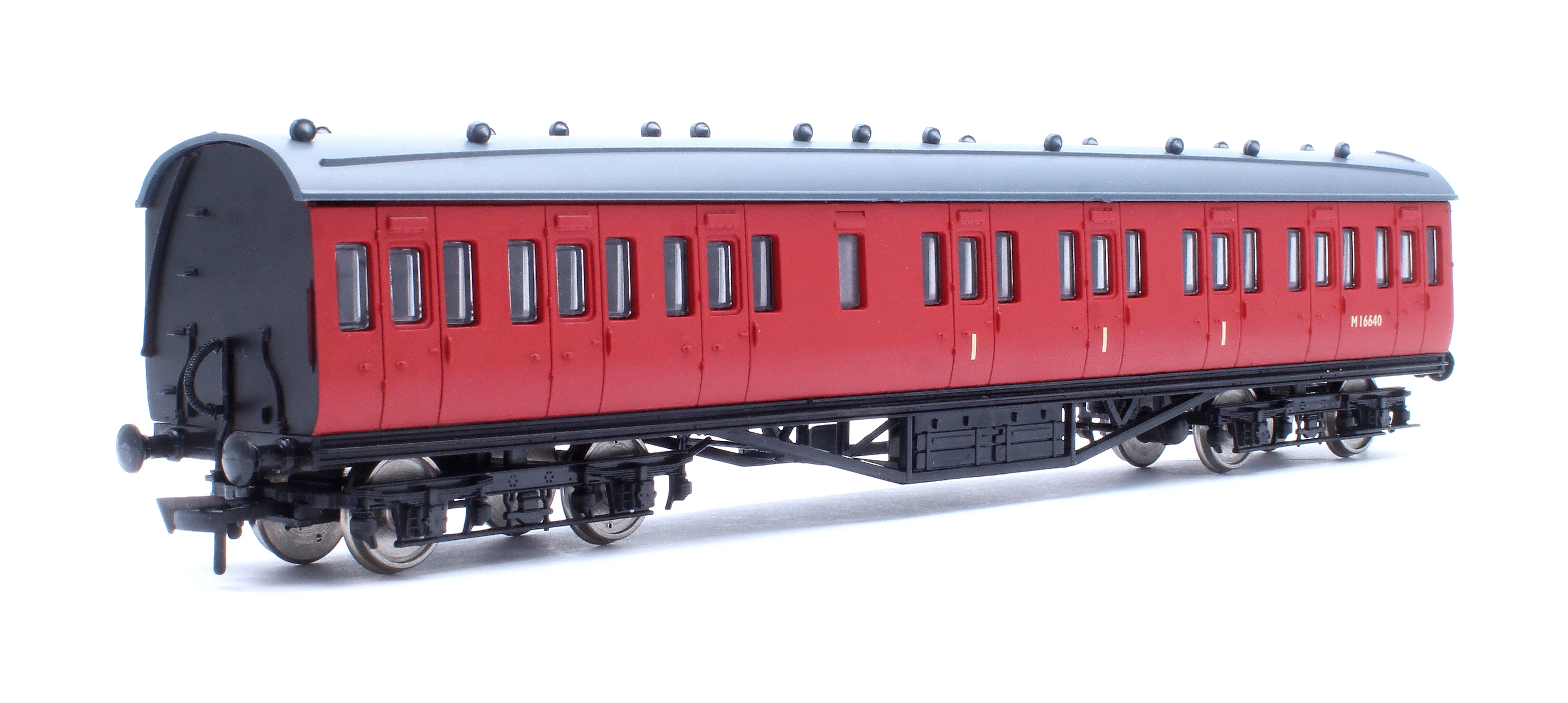 4P-010-051 57ft Stanier Non-Corridor Composite M16640 BR Unlined Carmine