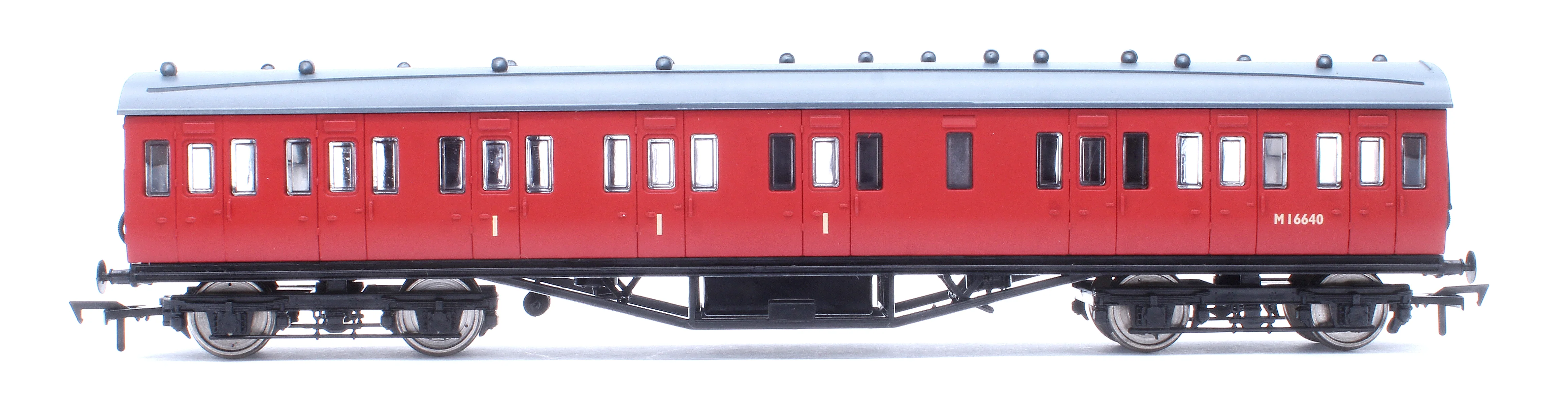 4P-010-051 57ft Stanier Non-Corridor Composite M16640 BR Unlined Carmine - Image 2