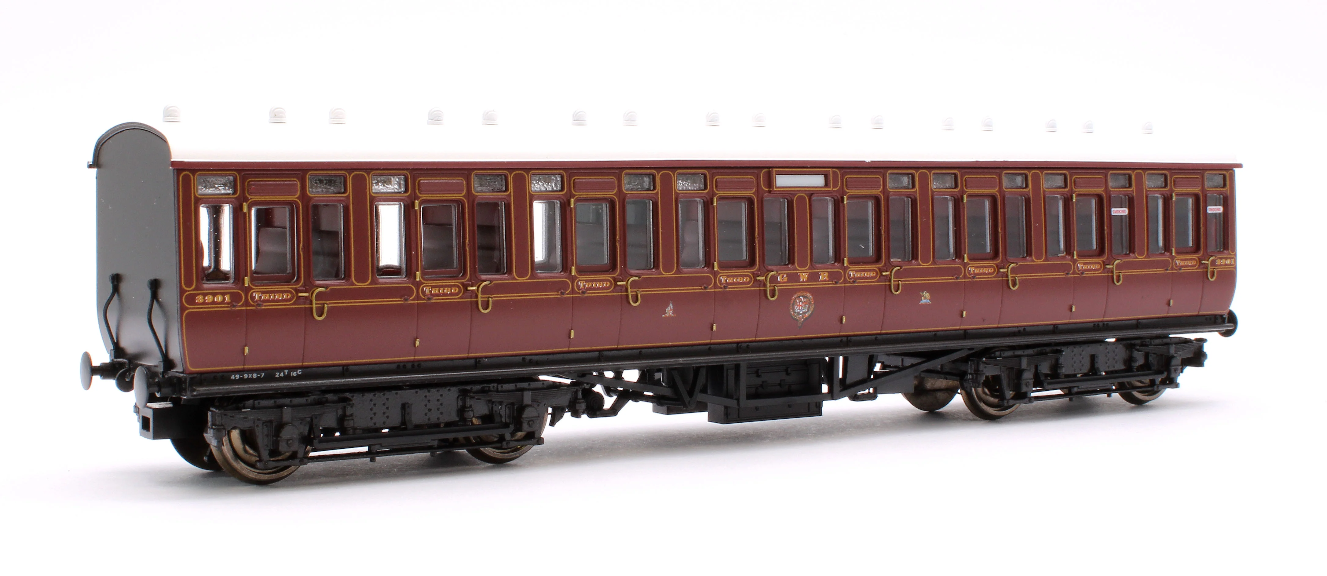 4P-020-011 GWR Toplight Mainline City Lined Crimson All Third 3901 Set 1