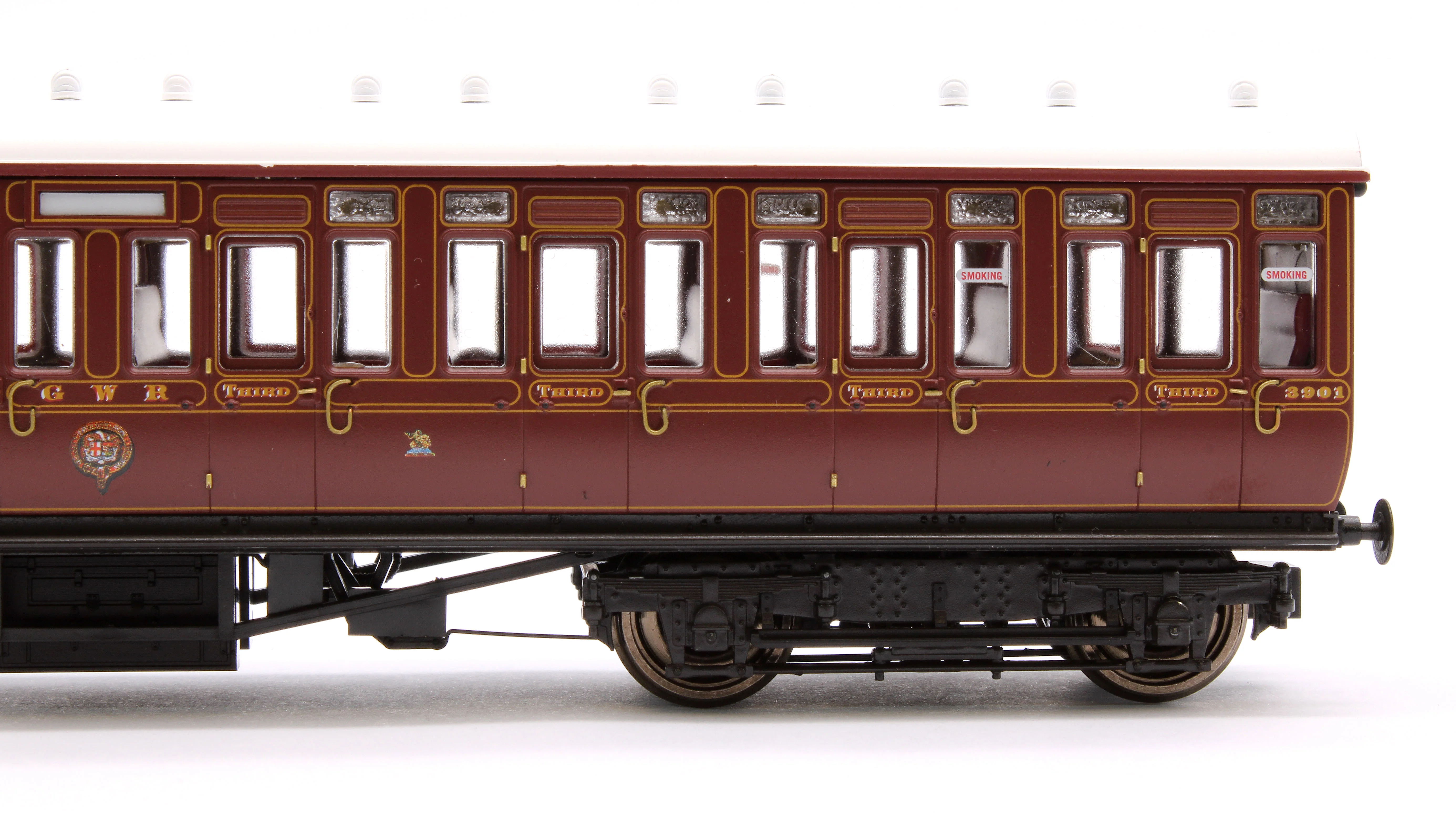 4P-020-011 GWR Toplight Mainline City Lined Crimson All Third 3901 Set 1 - Image 5