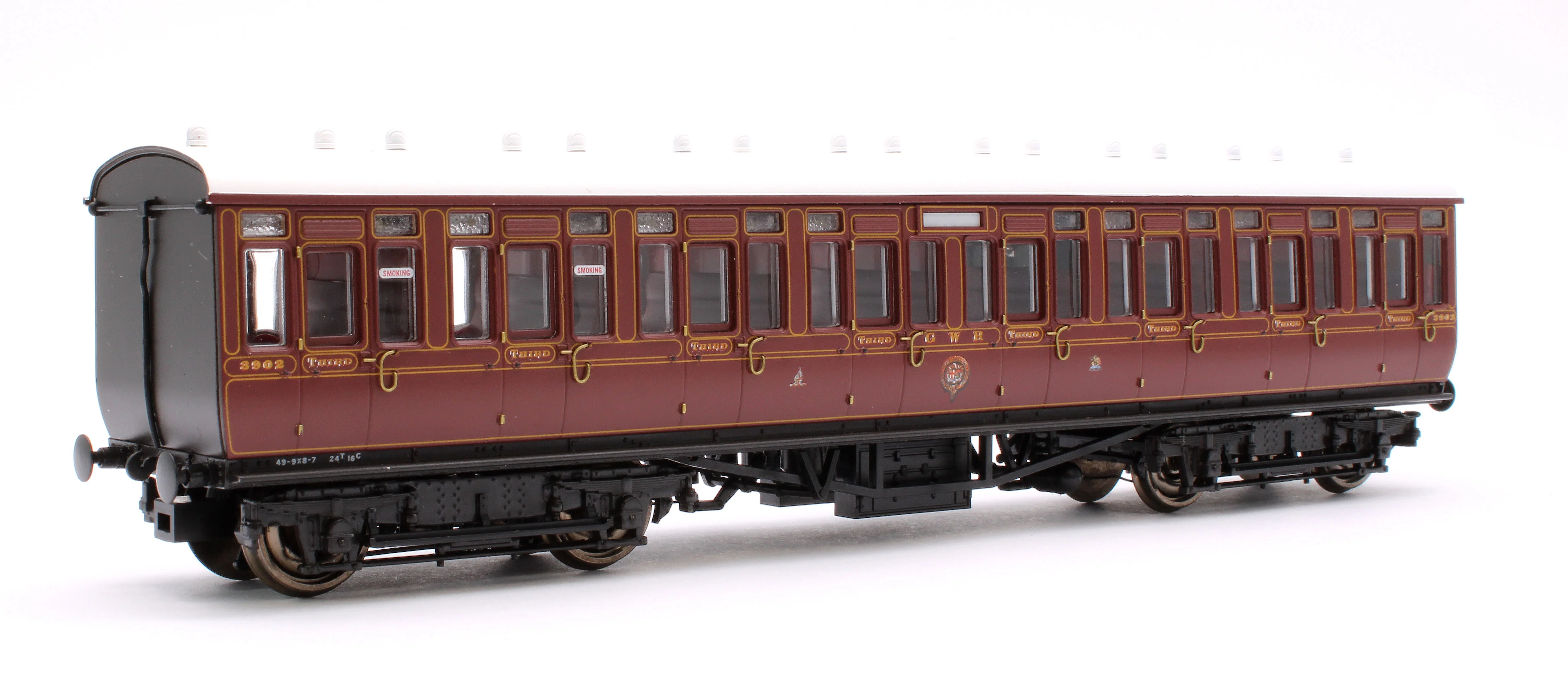4P-020-012 GWR Toplight Mainline City Lined Crimson All Third 3902 Set 1 - Image 3