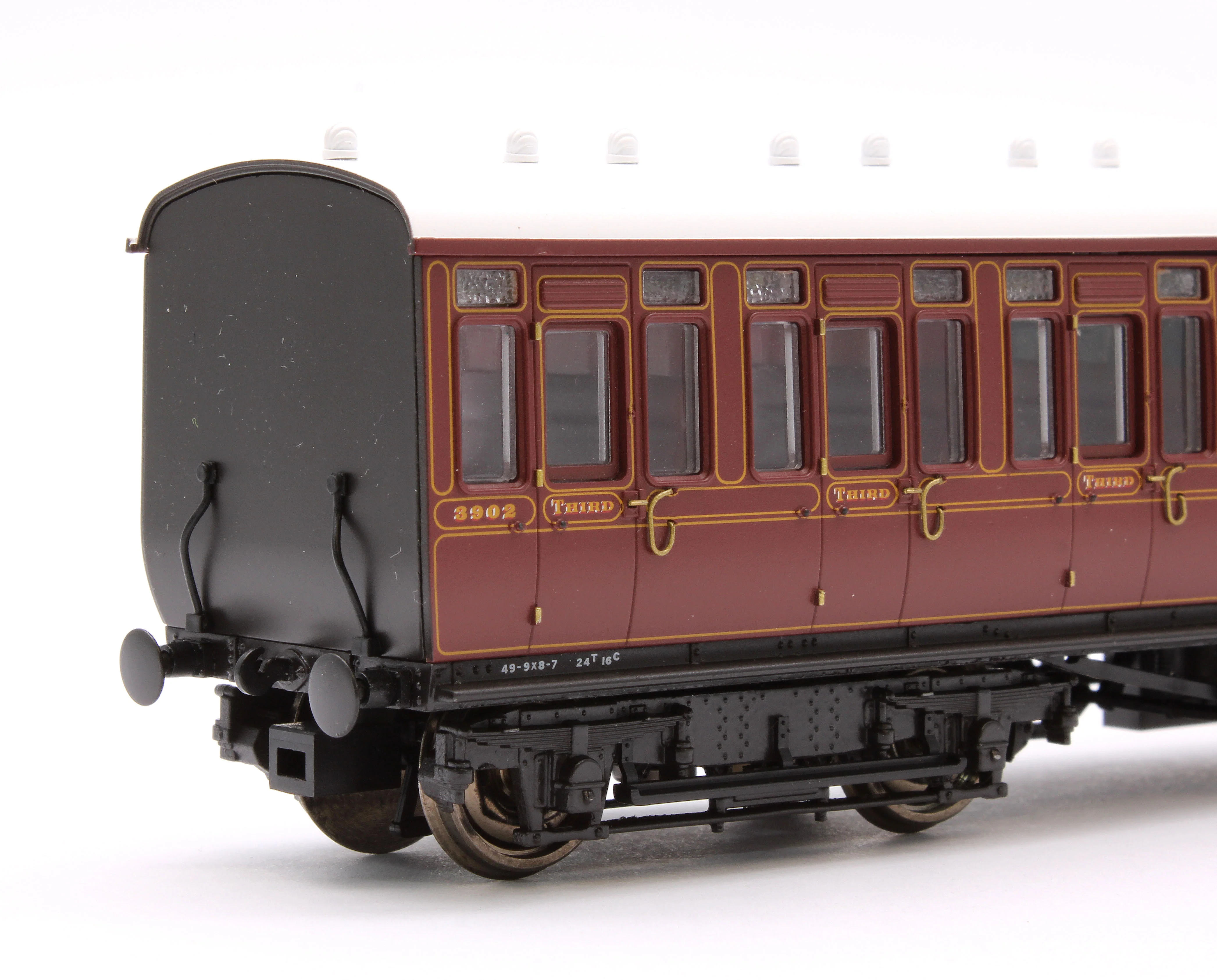 4P-020-012 GWR Toplight Mainline City Lined Crimson All Third 3902 Set 1 - Image 6