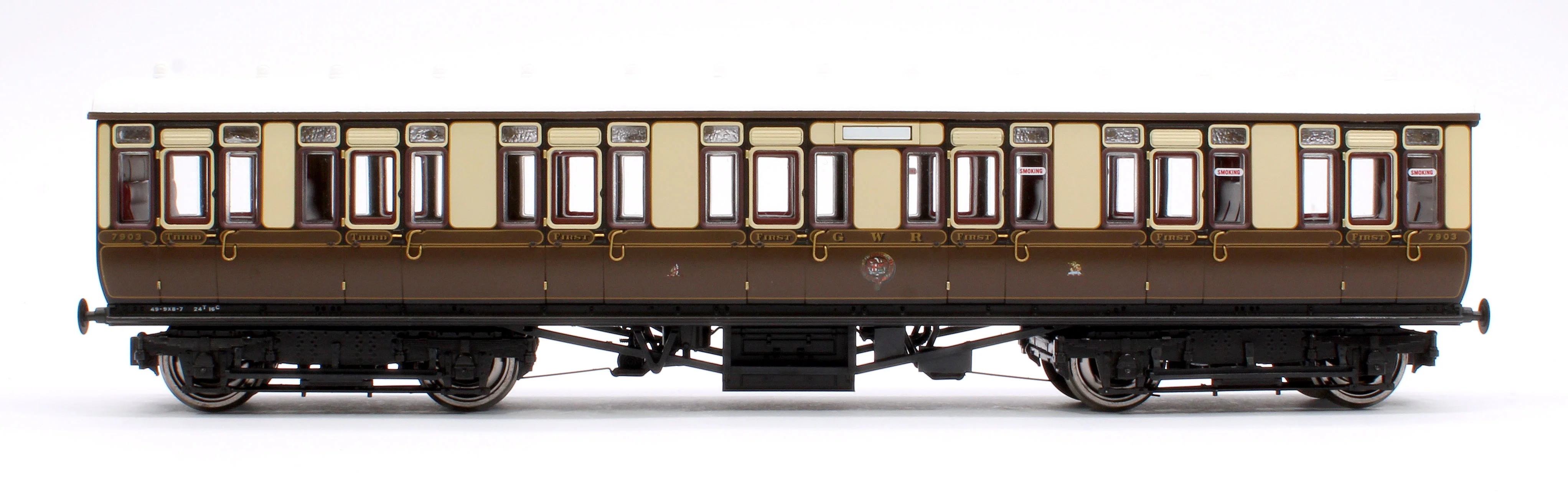 4P-020-121 GWR Toplight Mainline City Lined Chocolate & Cream Composite 7903 Set 2 - Image 2