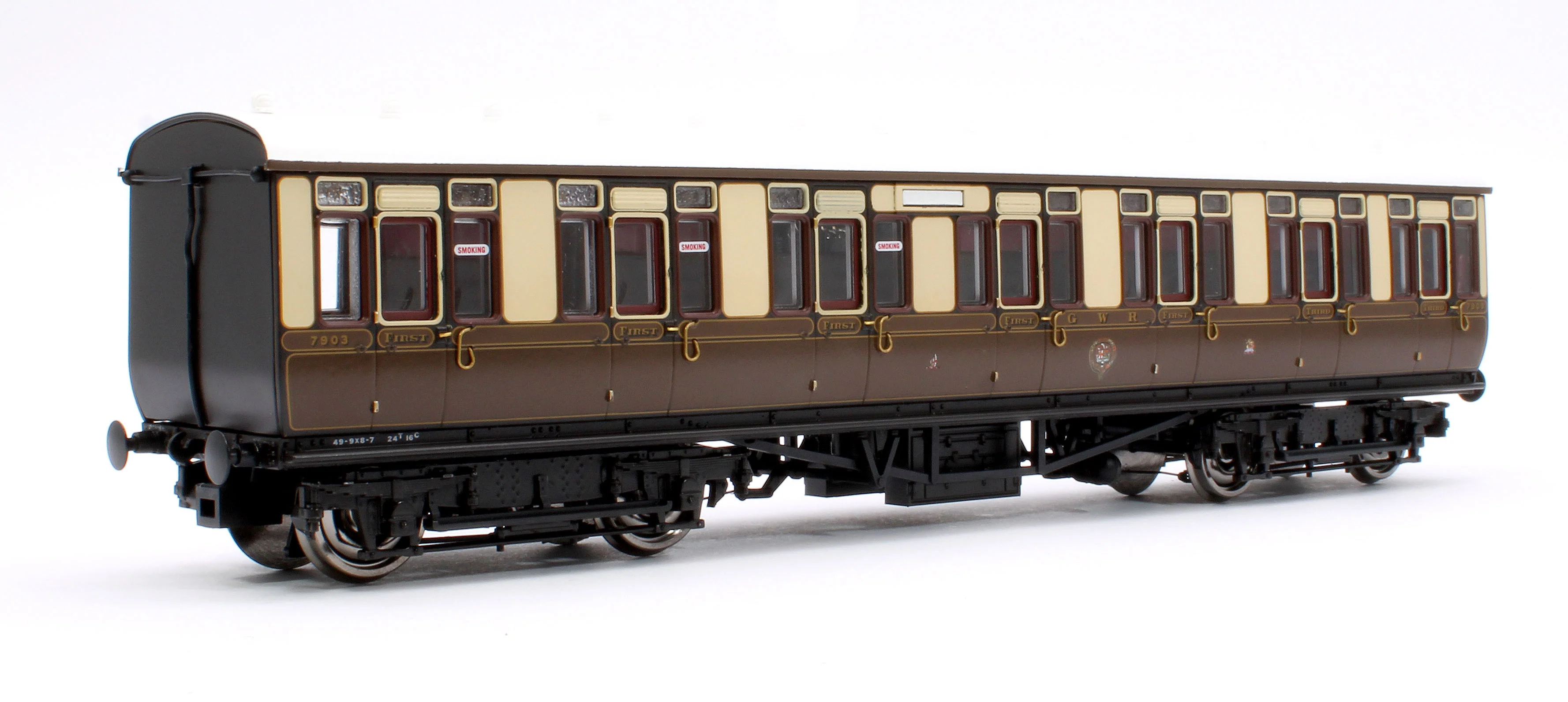 4P-020-121 GWR Toplight Mainline City Lined Chocolate & Cream Composite 7903 Set 2 - Image 3