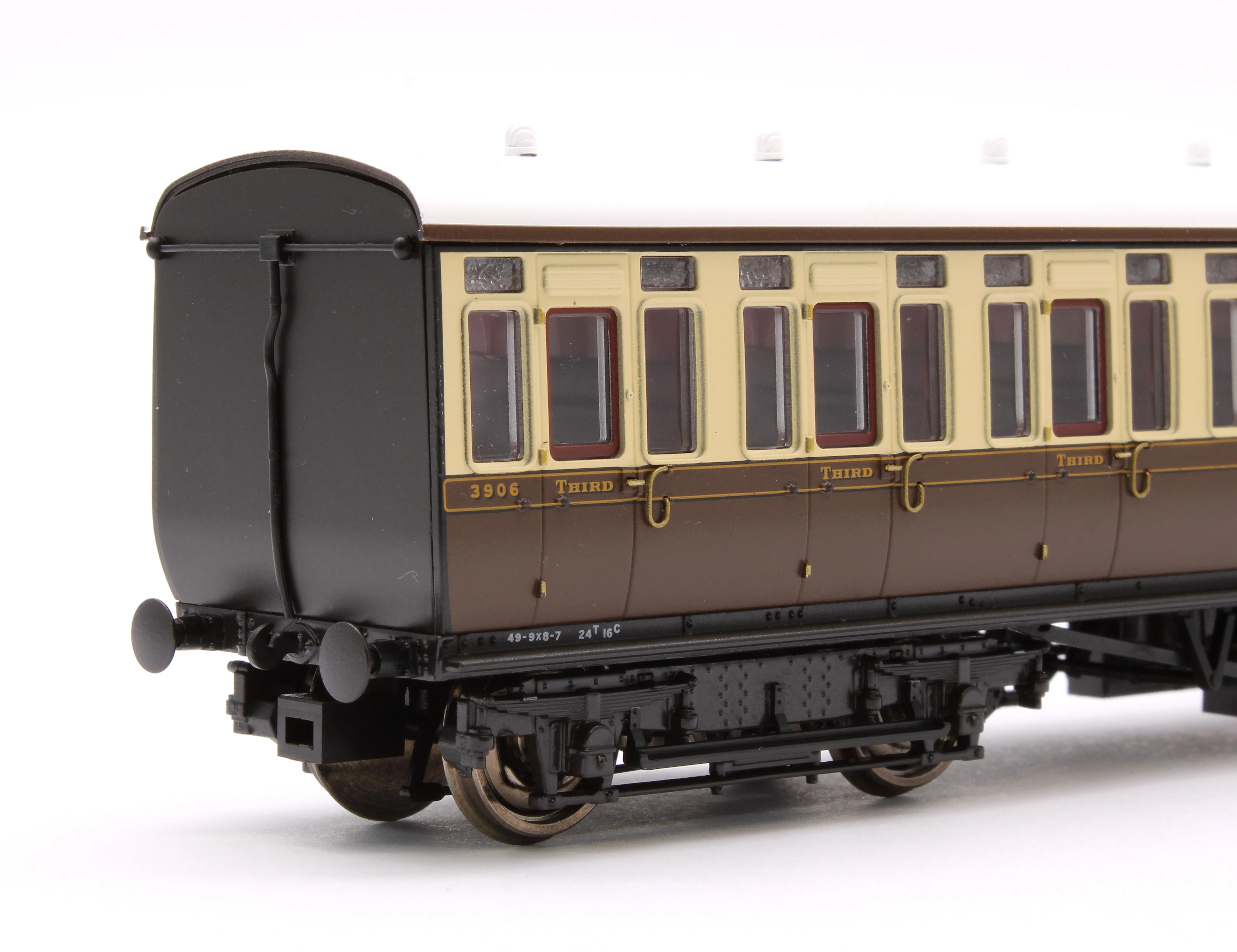 4P-020-212 GWR Toplight Mainline City Twin City Chocolate & Cream All 3rd 3906 Set 3 - Image 6