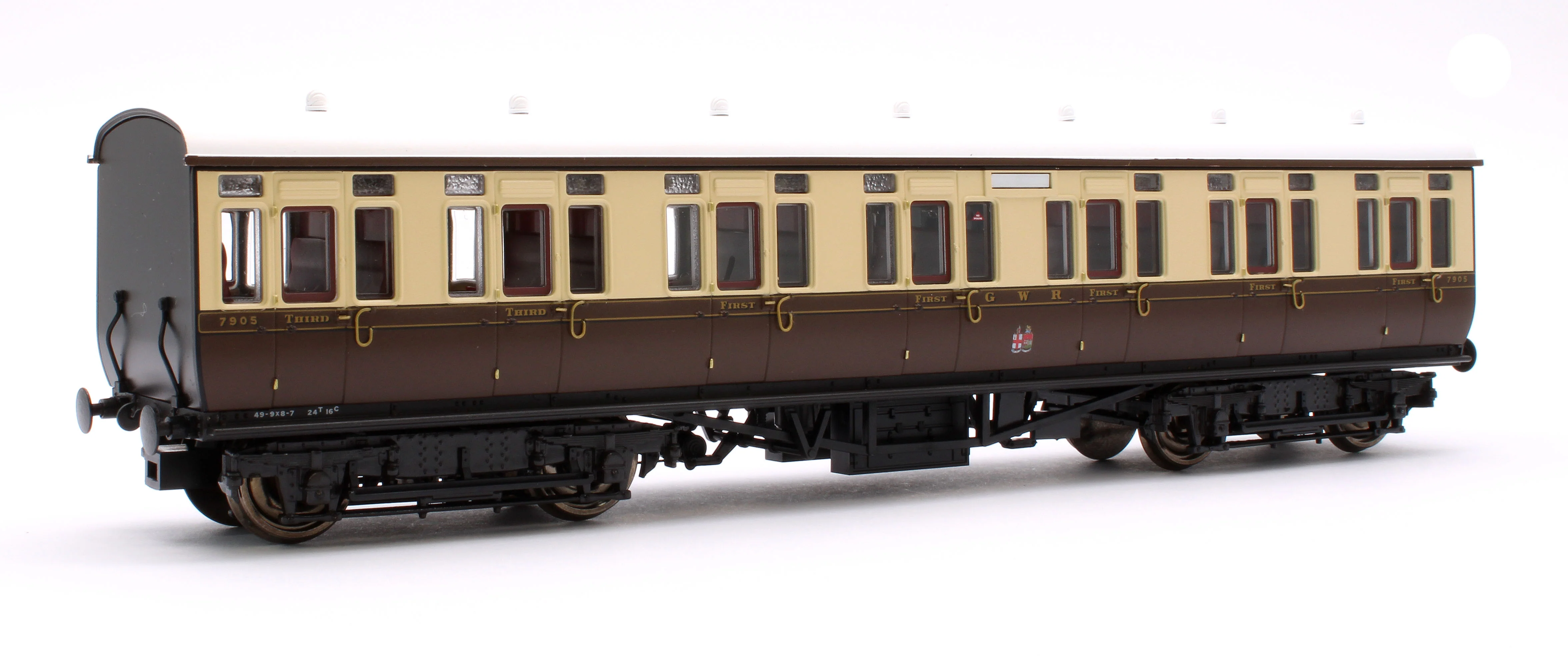 4P-020-221 GWR Toplight Mainline City Twin City Chocolate & Cream Composite 7905 Set 3 - Image 3
