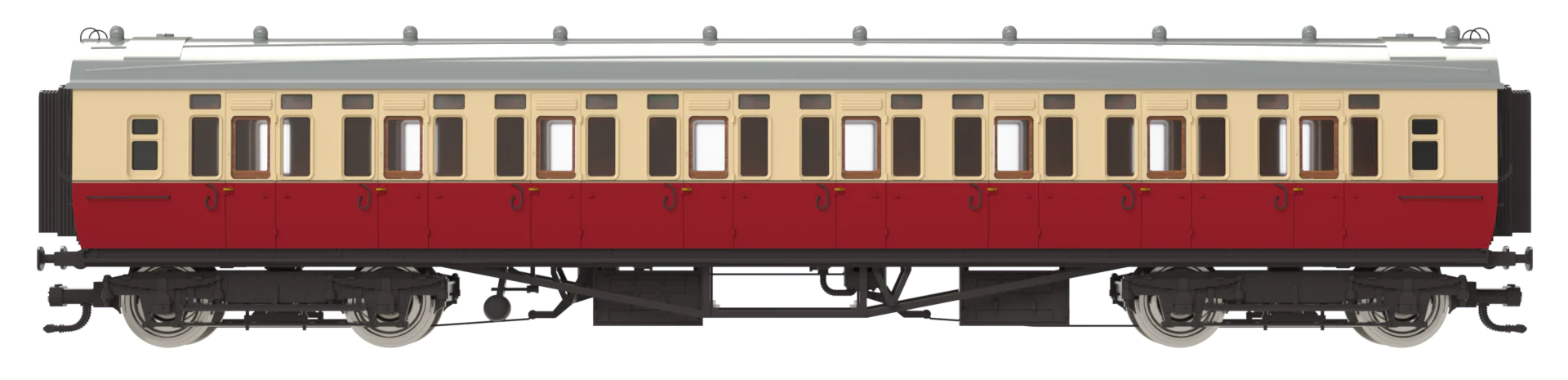 4P-021-601 GWR Corridor Toplight BR Crimson & Cream All Third W3913W - Image 2