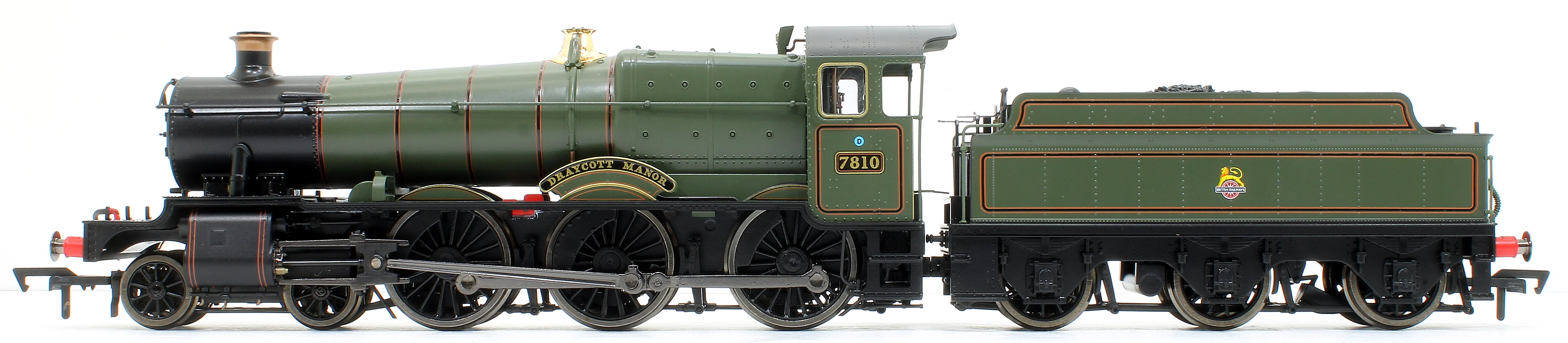 4S-001-006 Draycott Manor BR Lined Green (Early Emblem) 78xx Manor Class 4-6-0 Steam Locomotive No.7810 - Image 5