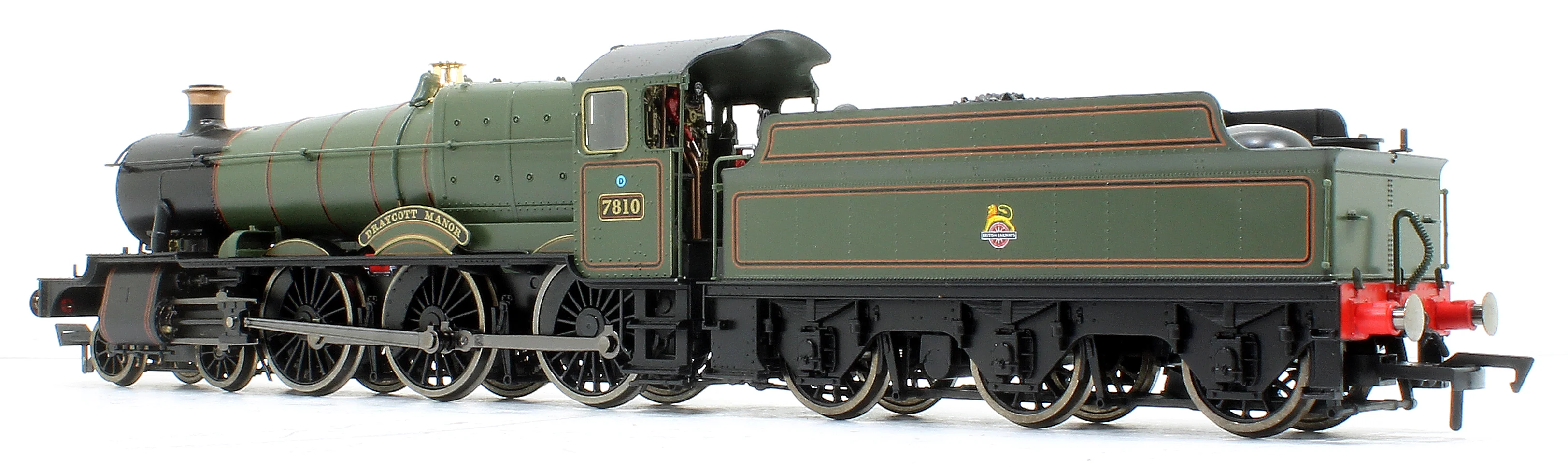 4S-001-006 Draycott Manor BR Lined Green (Early Emblem) 78xx Manor Class 4-6-0 Steam Locomotive No.7810 - Image 6