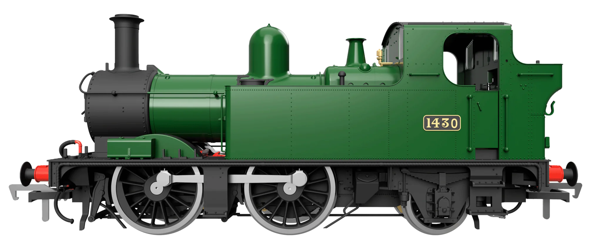 4S-006-002 48XX Class 0-4-2 4820 Green 'Great Western' Steam Locomotive - Image 10