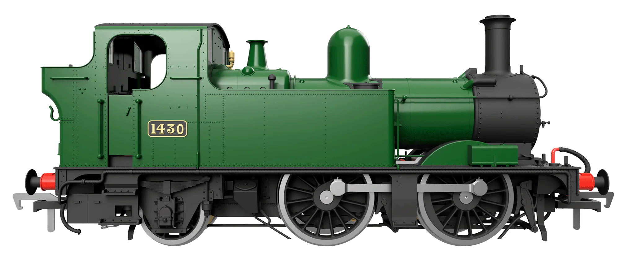 4S-006-003S 48XX Class 0-4-2 4871 Green Shirt Button Steam Locomotive - DCC Sound - Image 11