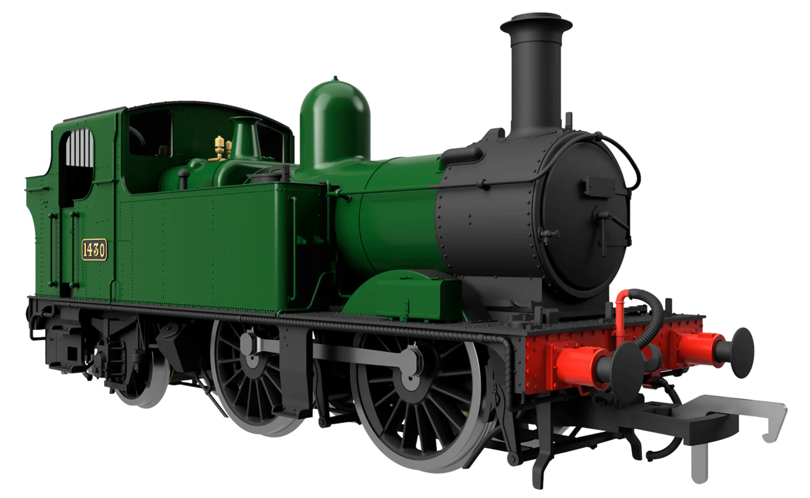 4S-006-003S 48XX Class 0-4-2 4871 Green Shirt Button Steam Locomotive - DCC Sound - Image 2