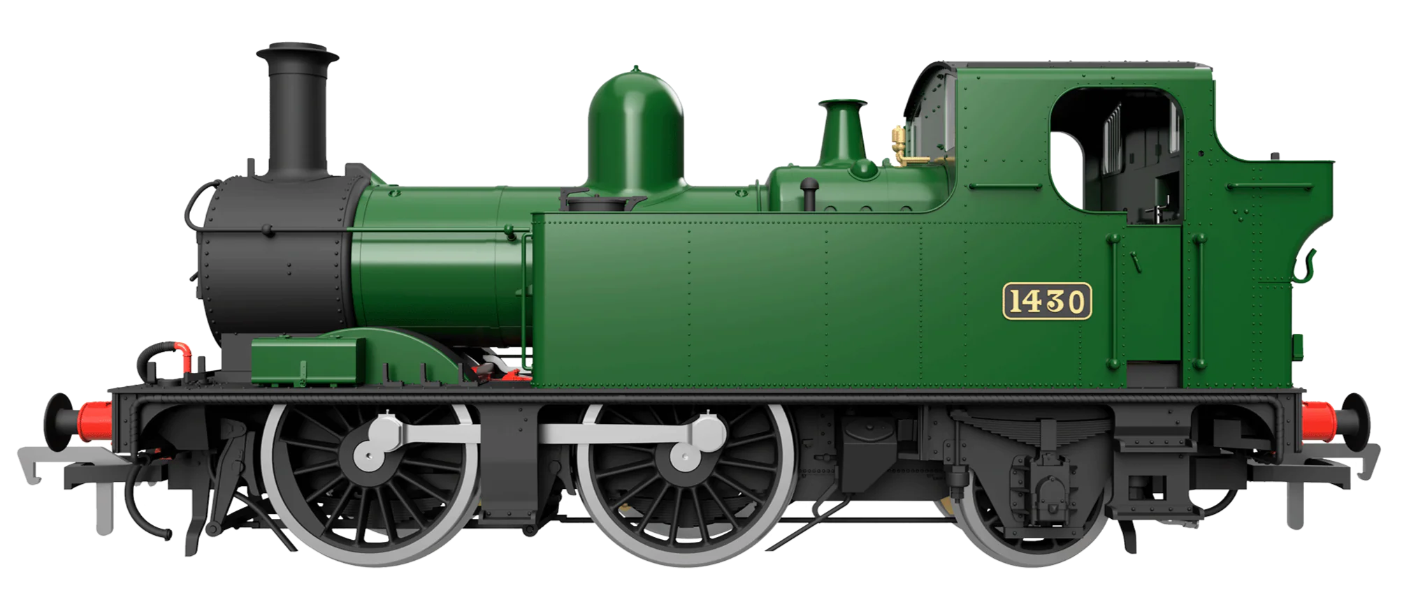 4S-006-004 48XX Class 0-4-2 4870 Green GWR Steam Locomotive - Image 10