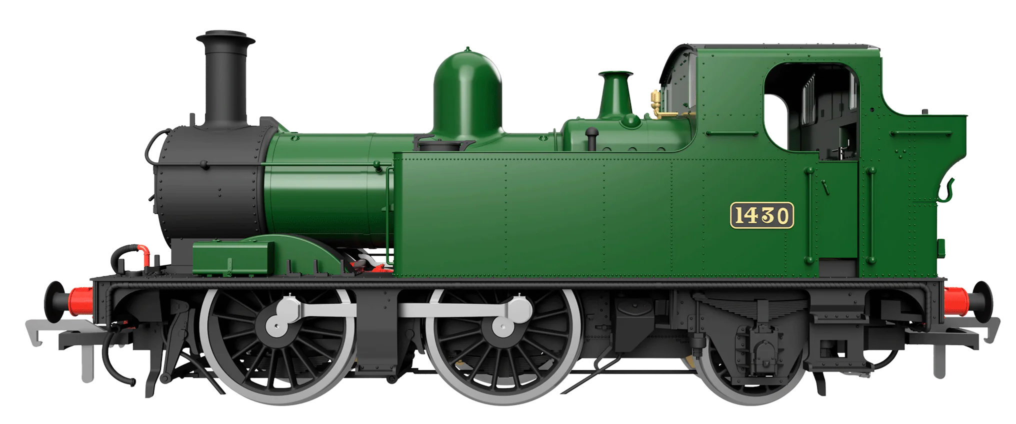 4S-006-020 14XX Class 0-4-2 1405 BR Black Early Crest Steam Locomotive - Image 10