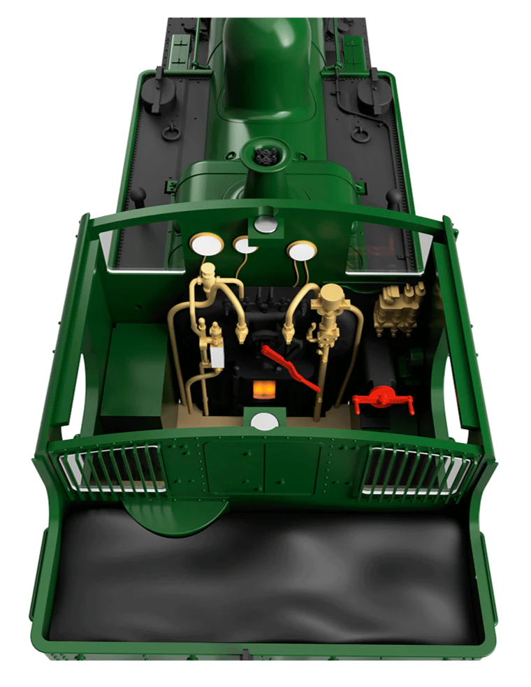 4S-006-021 14XX Class 0-4-2 1444 BR Green Lined Early Crest Steam Locomotive - Image 8
