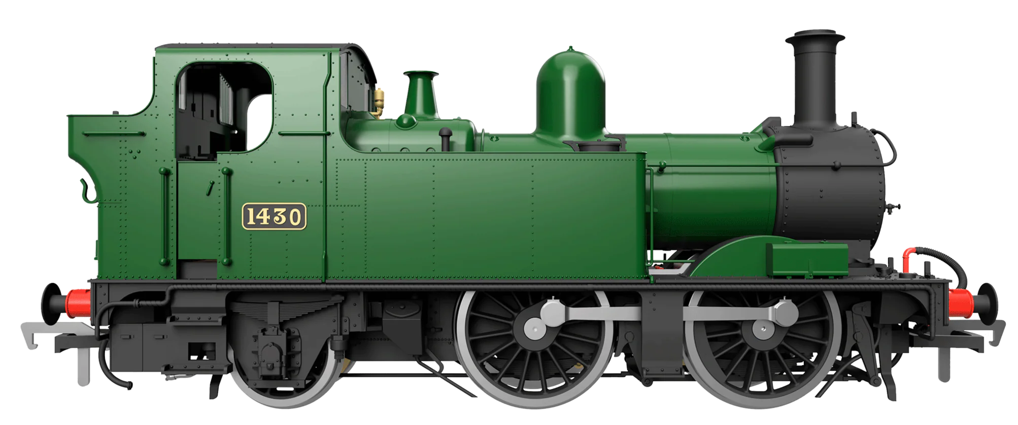 4S-006-050D 58XX Class 0-4-2 5811 Green 'Great Western' Steam Locomotive - DCC Fitted - Image 11