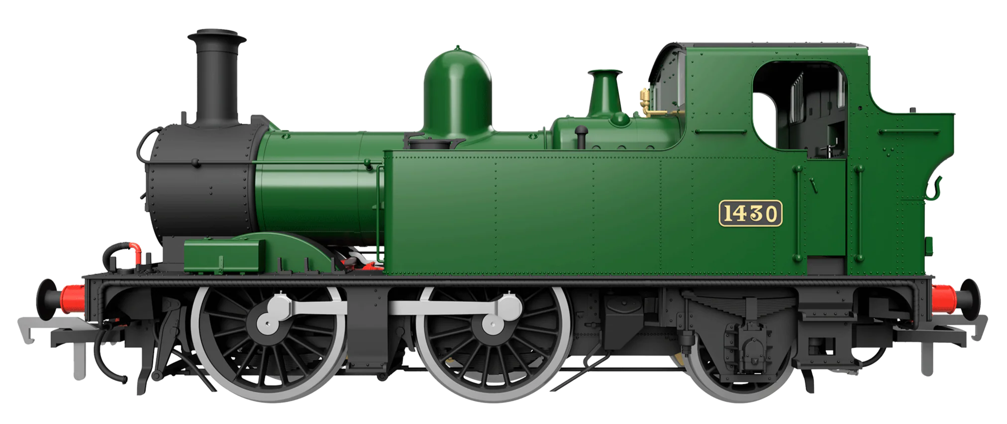 4S-006-050S 58XX Class 0-4-2 5811 Green 'Great Western' Steam Locomotive - DCC Sound - Image 10