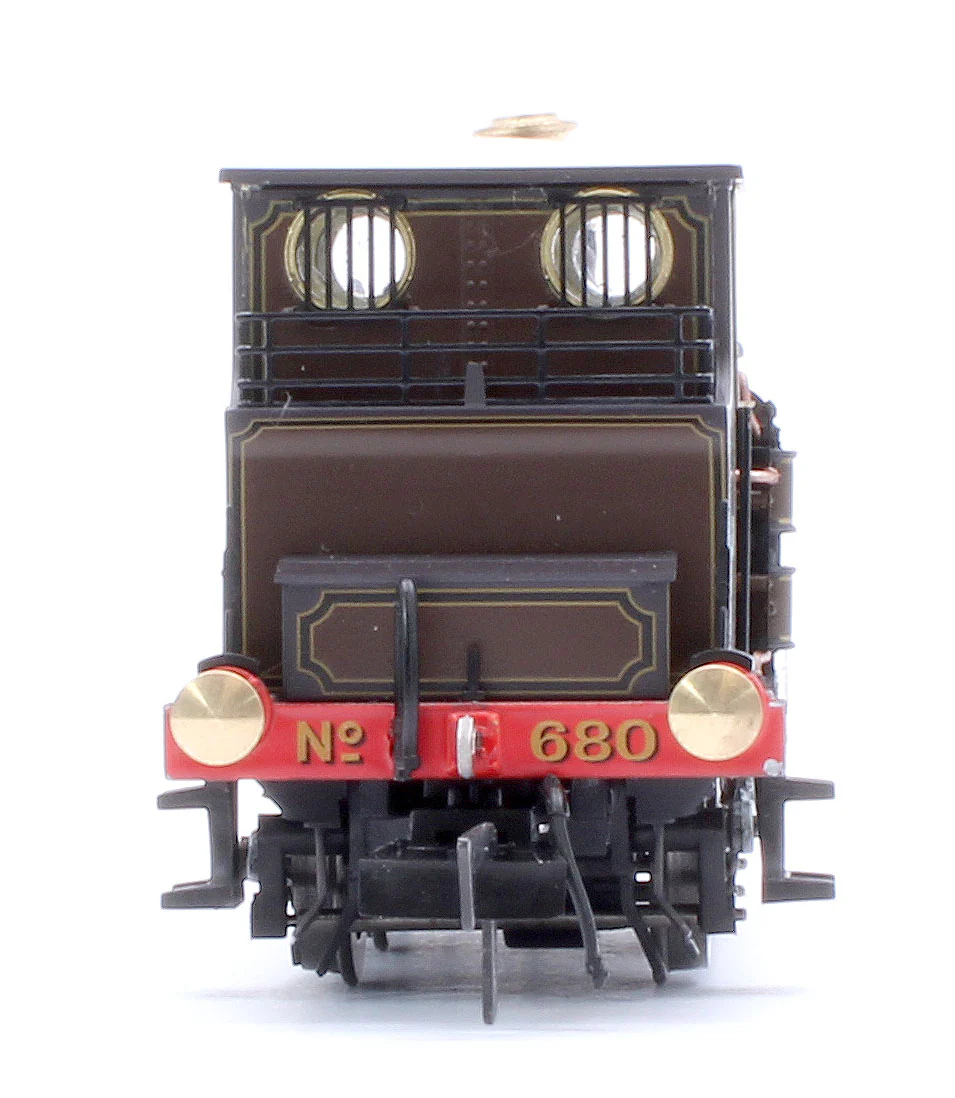 4S-010-013S Class A1X Terrier 0-6-0T LBSCR Marsh Umber '680' Steam Locomotive - DCC Sound - Image 4