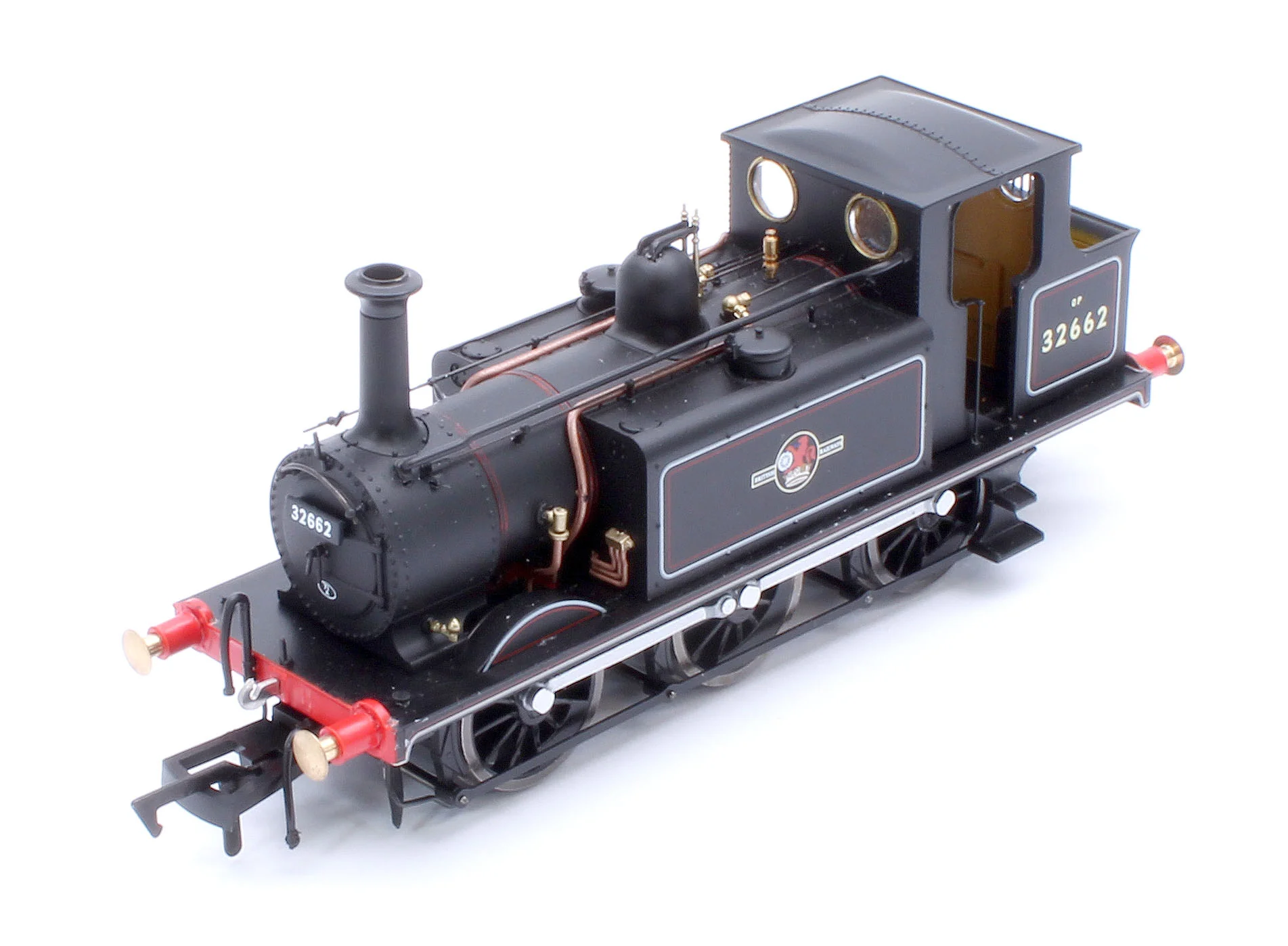 4S-010-017 Class A1X Terrier 0-6-0T BR Lined Black Late Crest '32662' Steam Locomotive - Image 12