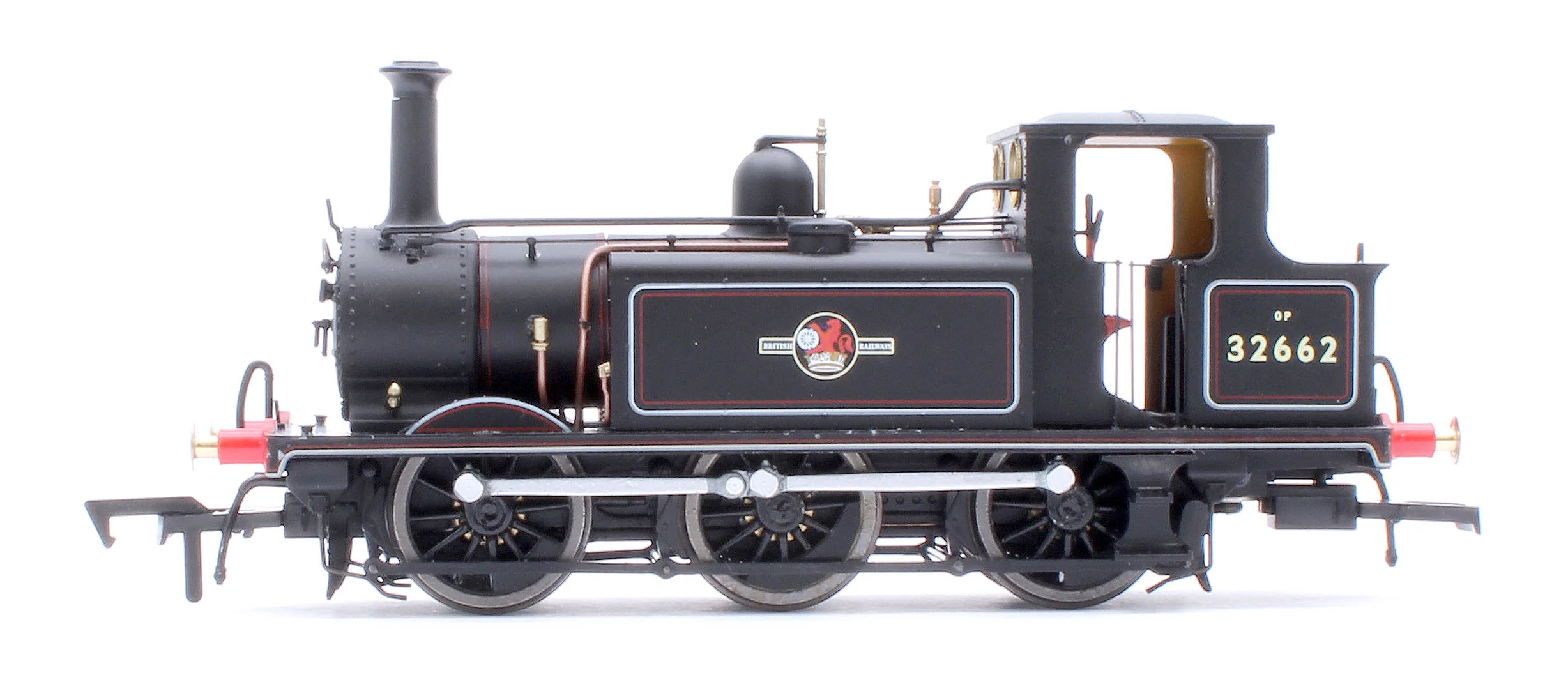 4S-010-017 Class A1X Terrier 0-6-0T BR Lined Black Late Crest '32662' Steam Locomotive - Image 2