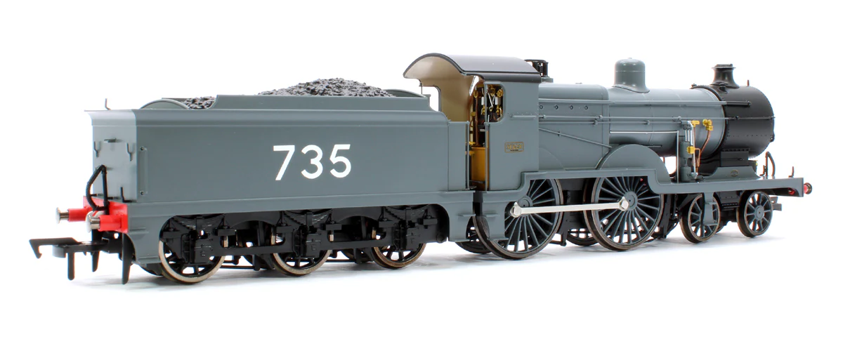 4S-028-001 SECR Maunsell D1 Class SECR Grey 4-4-0 Steam Locomotive No.735 - Image 3