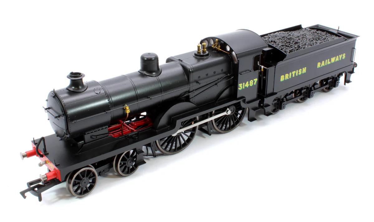 4S-028-006 SECR Maunsell D1 Class BR Black (Sunshine Lettering) 4-4-0 Steam Locomotive No.31487 - Image 10