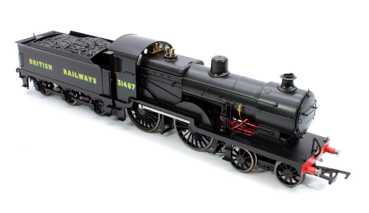 4S-028-006 SECR Maunsell D1 Class BR Black (Sunshine Lettering) 4-4-0 Steam Locomotive No.31487 - Image 11