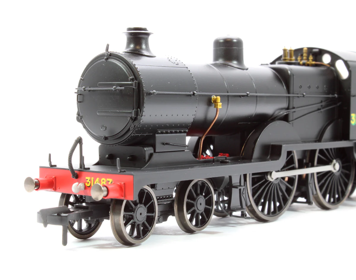 4S-028-006S SECR Maunsell D1 Class BR Black (Sunshine Lettering) 4-4-0 Steam Locomotive No.31487 (DCC Sound) - Image 8